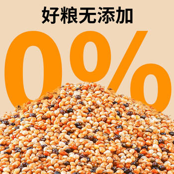 比克熊鹦鹉饲料五色黍子混合鸟粮虎皮玄凤牡丹中小型鹦鹉粮食1kg 商品图1