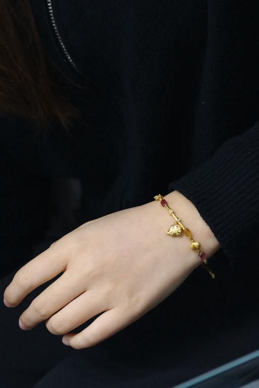 富贵吉象 碧玺彩虹糖手链 JY 商品图3