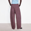NUTH紫红色复古做旧宽松弯刀工装裤女 商品缩略图0