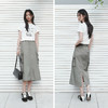 森马半身裙女夏肌理防晒凉感开叉工装裙时尚休闲潮酷高街户外长裙 商品缩略图4