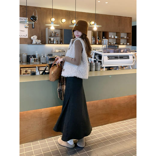 <曾小咸推荐>现货秒杀 ！微信超特价！韩系纯色鱼尾半身裙 日常169.99 立减90 秒杀79.99！！ 商品图4