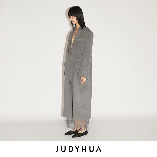 JUDYHUA 晨雾系列羊毛大衣 商品图1