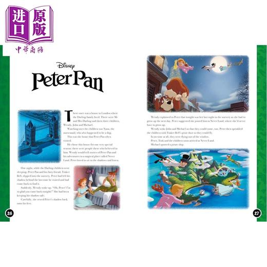 【中商原版】迪士尼豪华珍藏集 经典系列 Disney Classic Collection 英文原版 儿童短篇故事书 彩色插图 进口童书 精装 盒装 商品图3