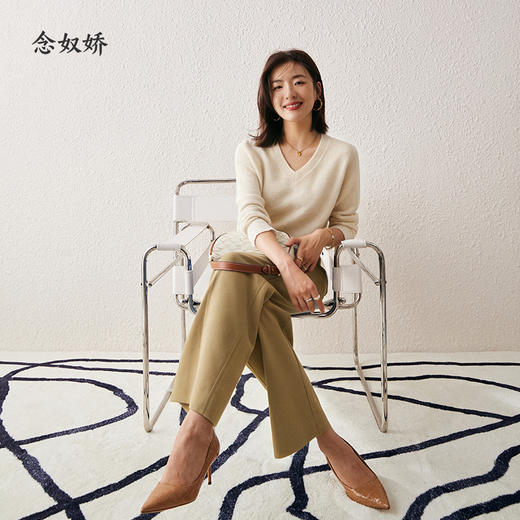 【商场同款】CNT5996 “ 老钱商务裤 ” 经典直筒裤，日常通勤理性务实  挺括抗皱、保形性好 商品图2