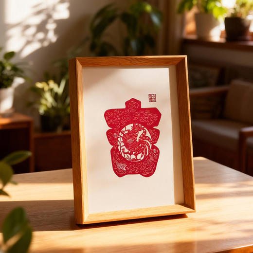 伽罗 JALO 年画-蔚县剪纸《吉》 商品图2