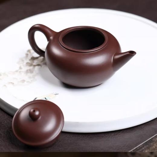 经典水平 非遗全手作宜兴原矿紫砂壶 商品图0