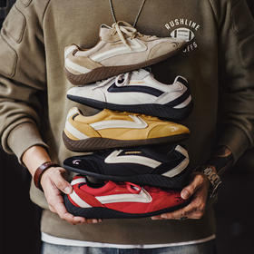 马登极速赛车鞋男款2025夏季新款复古透气德训鞋薄底运动休闲鞋子