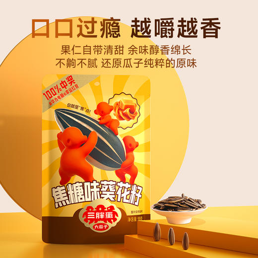 【新口味】三胖蛋山核桃味/焦糖味葵花籽（5/10袋组合） 商品图5