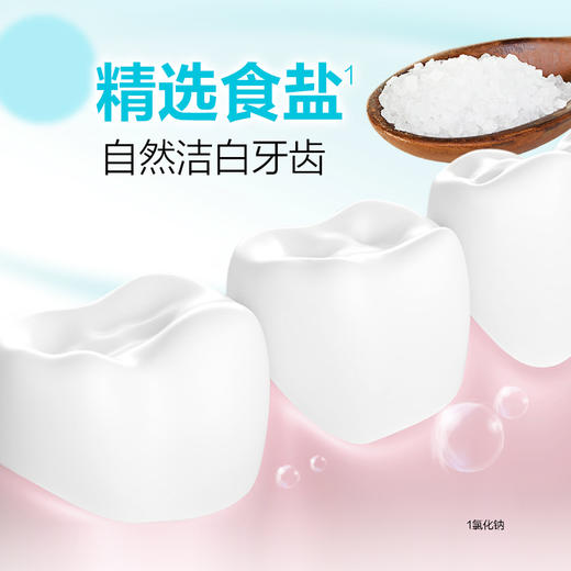 纳爱斯 清凉冰菊白盐薄荷牙膏套装（赠牙刷） 商品图4