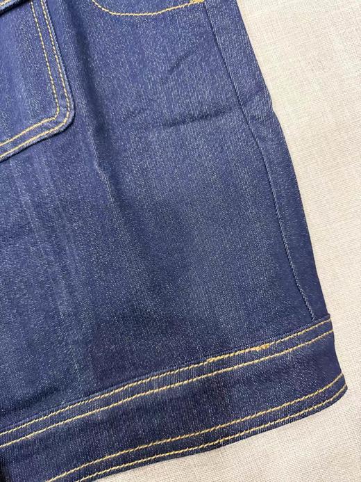 D012279春夏新款设计感口袋圆领 水洗牛仔背心马甲外套 商品图13