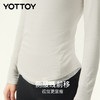 YOTTOY小蛮腰圆领长袖修身瑜伽服上衣运动普拉提健身内搭打底秋冬 商品缩略图2