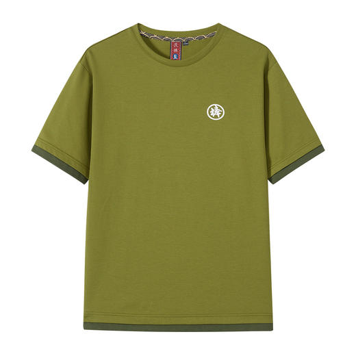 ONIARAI/鬼洗26春季新品棒系列假两件来柴短袖T恤男 N840299 商品图3