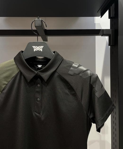 PG家印花POLO衫，黑白撞色和他家专有色军绿黑撞色，颜色百搭色W221669-20 商品图1