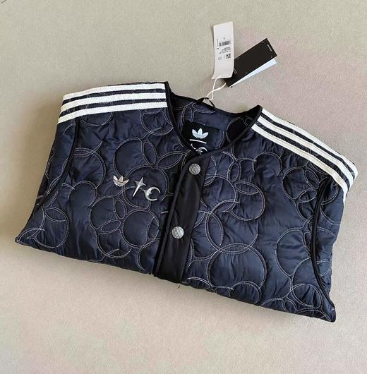 D012244男女同款叠穿单品保暖运动条纹舒适棉服 商品图2