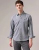 F012218男士内搭衬衣纯色长袖棉质牛津纺衬衫 商品缩略图8