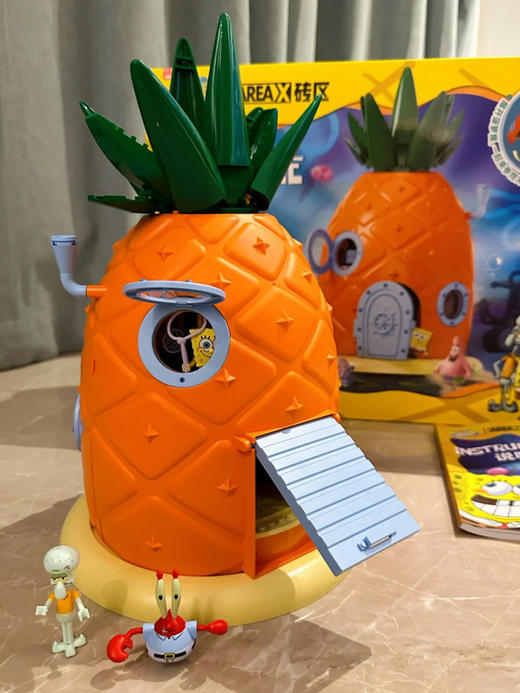 山姆同款 海绵宝宝菠萝屋儿童益智拼装玩具成人版摆件女孩生日礼物 商品图3