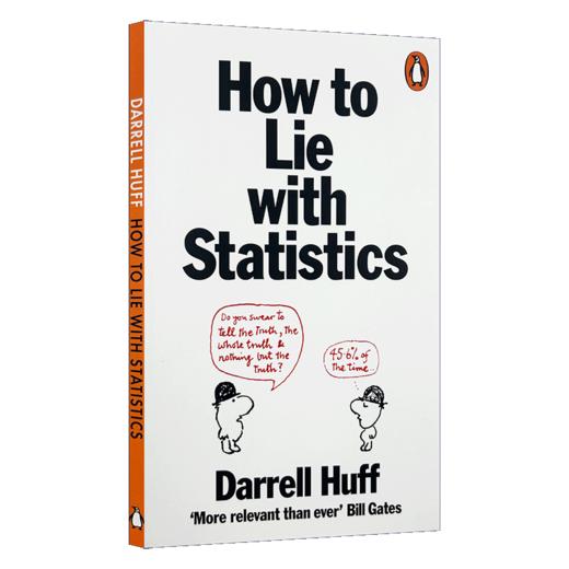 统计数字会撒谎 英文原版 How to Lie with Statistics 数学思维逻辑经济统计学 英文版 进口原版英语书籍 商品图1