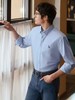 F012218男士内搭衬衣纯色长袖棉质牛津纺衬衫 商品缩略图4