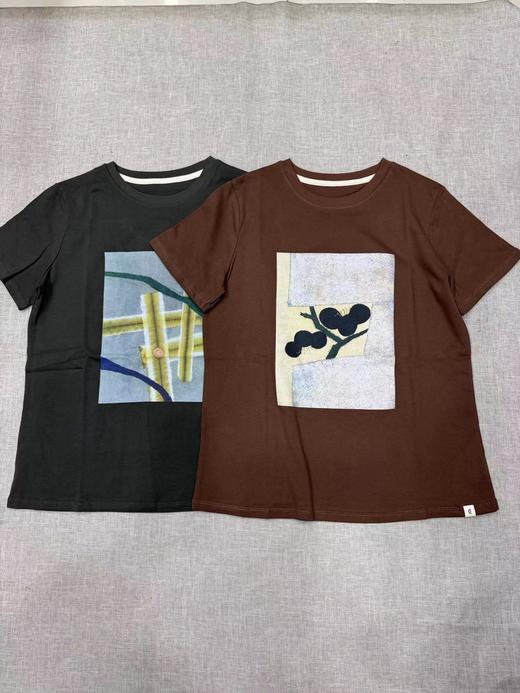 D012277女装2026年春季新款全棉水洗短袖T恤 商品图2