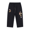 ONIARAI/鬼洗26春季泥棒蓝马年画框艺术宽版八分针织裤男 N540185 商品缩略图4