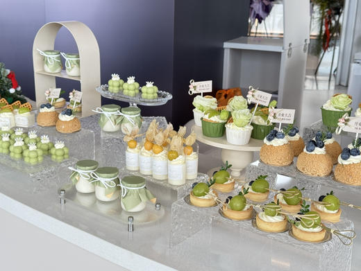 绿色开业甜品台 商品图5