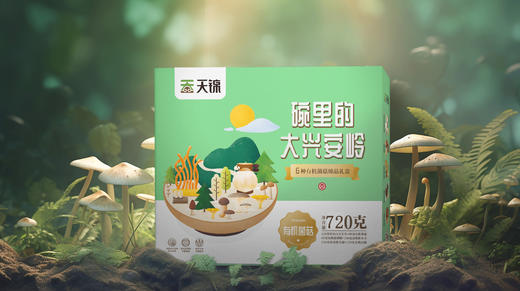 天锦有机臻品菌菇720克礼包 商品图0