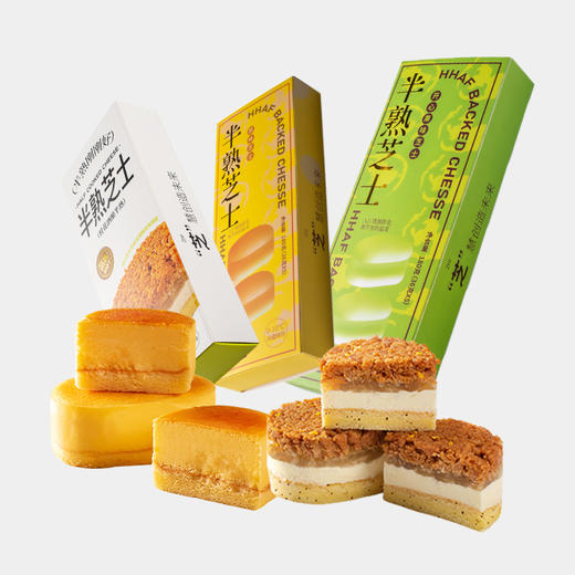 【59.9元任选3件】【顺丰京东】幸福西饼半熟芝士蛋糕 动物奶油 原制干酪 XFXB 商品图3