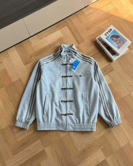 D012245蛇年限定新中式国风唐装麂皮立领外套 商品图13