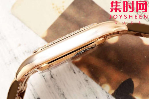 与豹同行 一跃入心 AF卡地亚猎豹系列 贝母面 中号表盘尺寸：27×37mm 女士腕表 商品图7