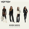 YOTTOY小蛮腰圆领长袖修身瑜伽服上衣运动普拉提健身内搭打底秋冬 商品缩略图4