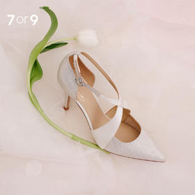 7or9法式优雅气质约会高跟鞋新款冰酒