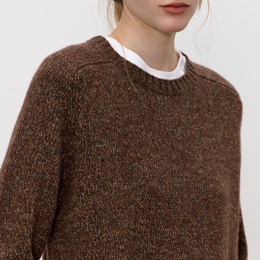 东黎 • 复苏的呼吸 山羊绒女士圆领套衫 6008 商品图8