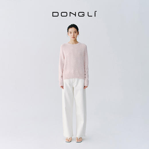 东黎 • 复苏的呼吸 山羊绒女士圆领套衫 6008 商品图2