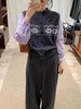 F012211女款费尔岛花纹假两件针织开衫圆领短款 商品缩略图7
