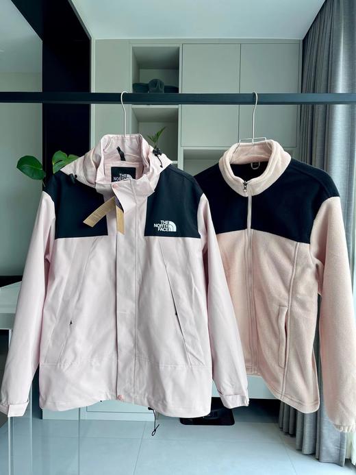 D012274拼接四色连帽三合一外套夹克冲锋衣 商品图4