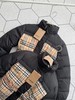 D012254新款格纹拼接双面两穿系腰带羽绒服外套女 商品缩略图2