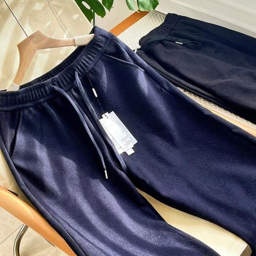 STIU·羊毛雪花绒阔腿裤，lu家同款，堪比“液体羊毛”，巨暖巨软滑！冬天穿出超模腿 商品图1