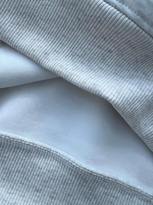 D012249高克重定织抓绒面料双色可选重磅抓绒连帽卫衣 商品图13