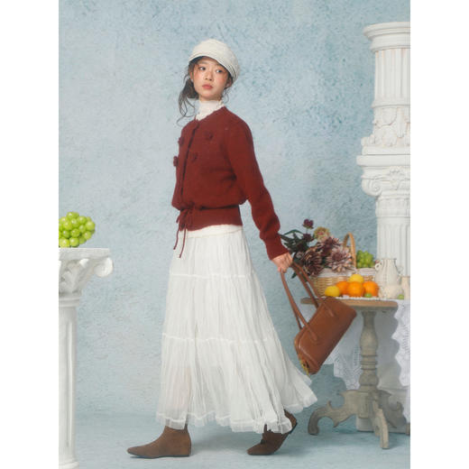 复古花朵下摆系带毛衣-纪念日百货门店同款169261847 商品图3