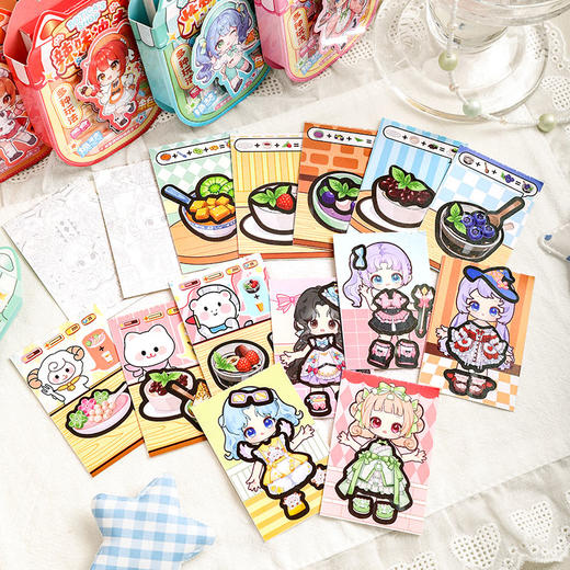 喵喵模拟小铺贴贴乐贴纸本-纪念日百货门店同款169443886 商品图3