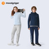 【大J专属】moodytiger多倍弹力抓绒外套舒适保暖运动连帽外套54510404 商品缩略图4