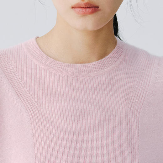 东黎 • 复苏的呼吸 小山羊绒女士圆领半袖 6057 商品图10