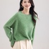 无缝一体工艺拉毛羊毛衫，澳洲羊毛、山羊绒黄金配比，软糯舒适 商品缩略图10