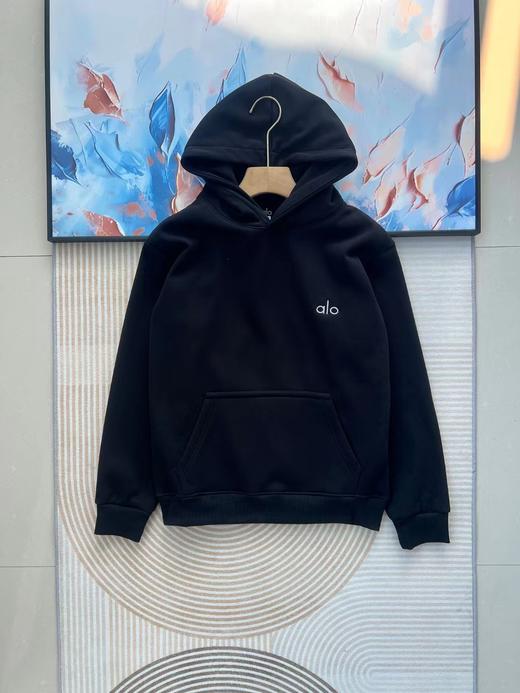 D012249高克重定织抓绒面料双色可选重磅抓绒连帽卫衣 商品图6
