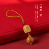 【四方发财把把壶挂件】敦煌福泽芭比檀香木实木雕刻把把壶一路发 创意手机链包包吊坠四方发财挂件 商品缩略图2