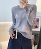 司歌圆领套头毛衣刺绣长袖秋冬女针织衫G92G8330 商品缩略图2