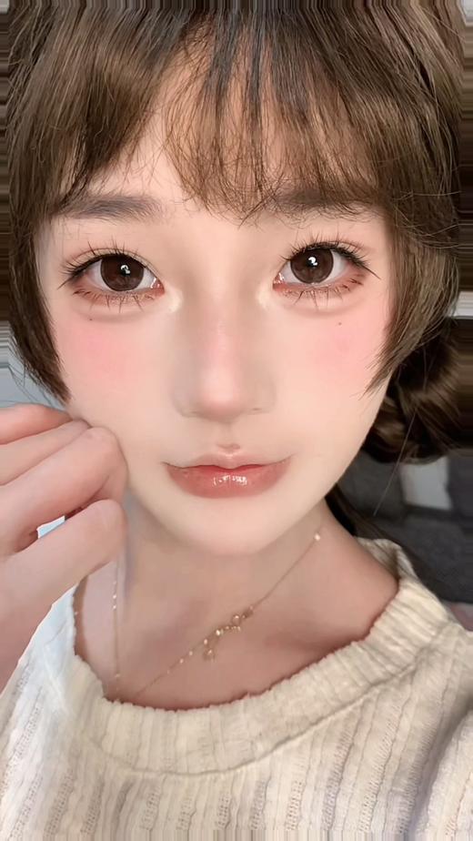 AnSerua 黄油小熊/少女心守护者/桑尼小鹿 14.1-14.2mm 含硅水凝胶 年抛 棕巧 商品图3