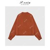 100%亚麻复古时髦单排扣圆领长袖外套M9100 商品缩略图1