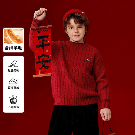 【纳维凯尔】【120-170】Navigare意大利小帆船毛衣男童麻花针织衫 商品图0