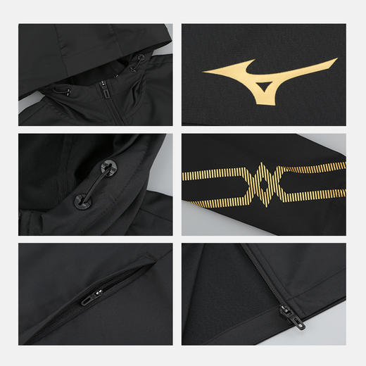 小李子Mizuno美津浓梭织足球运动比赛训练夹克成人男P2CC23Z909 商品图3